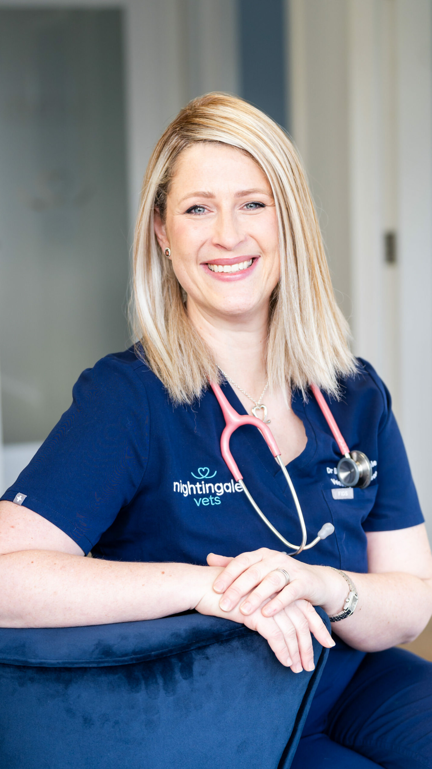 business portrait of Dr Emily Nightingale